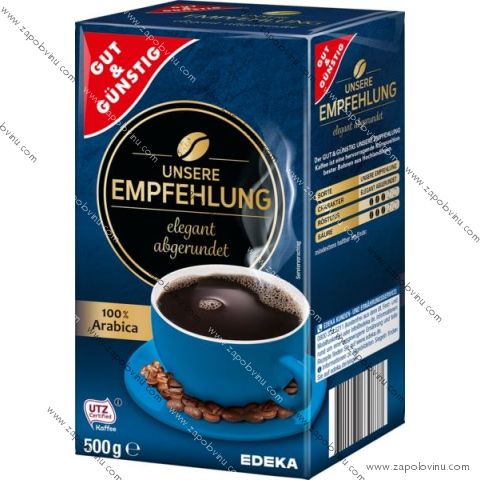 G+G GOLD pražená káva, mletá 100% Arabica 500g