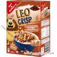 G+G Leo crisp čokoládové cereálie s karamelem 750g