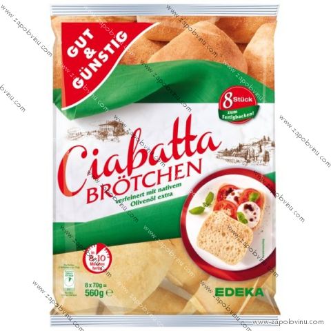 G+G Houstičky CIABATTA 8 ks 560 G