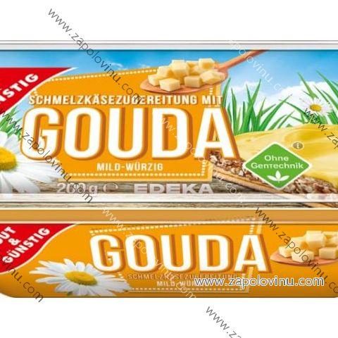 G+G Tavený sýr - gouda 200g