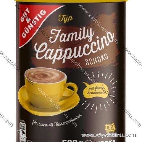 G+G Rodinné čokoládové cappuccino 500 g