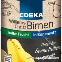 EDEKA Williams Christ hrušky 410g