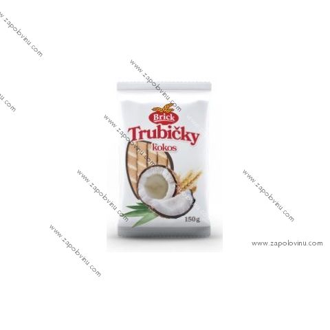 Brick Trubičky plněné kokos 150g