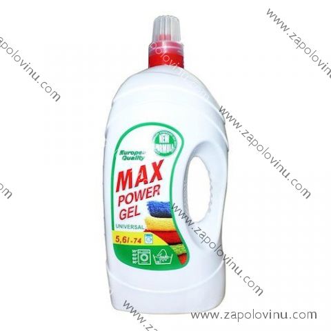 Max Power gel 5,6L tekutý prací prostředek Univerzální 112 PD