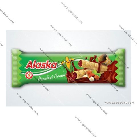 Alaska Kukuřičné trubičky lískooříškové 18g
