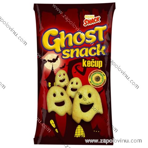 Golden Snack Ghost Snack s přichutí kečupu 70g