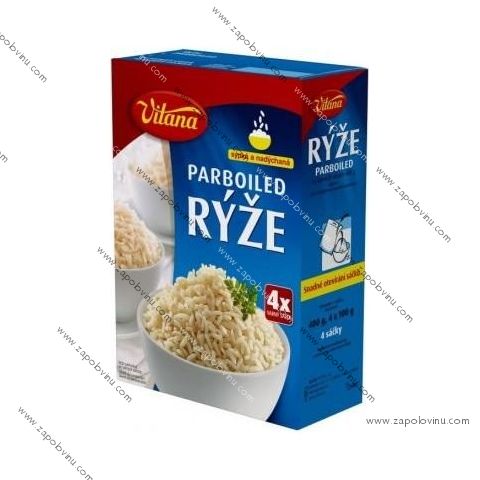 Vitana Parboiled rýže 4 x 100g