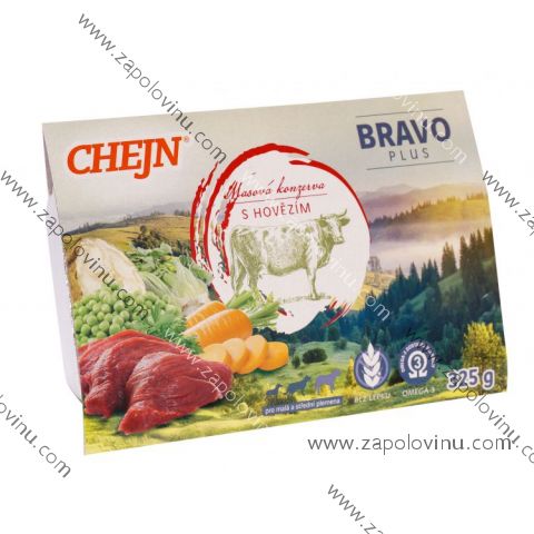 CHEJN BRAVO plus s hovězím 325 g