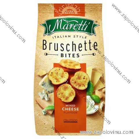 Maretti Bruschetty s příchutí sýrů 70g