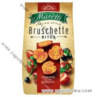 Maretti Bruschetty s příchutí rajčat, oliv a oregana 70g