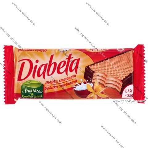 Diabeta Oplatka smetanová 32g