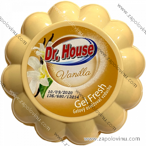 DR. HOUSE GELOVÝ OSVĚŽOVAČ VZDUCHU - VANILKOVÁ VŮNĚ 150 G