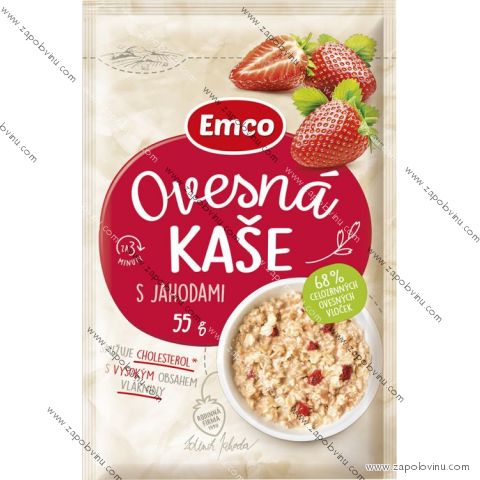 Emco Ovesná kaše s jahodami 55 g