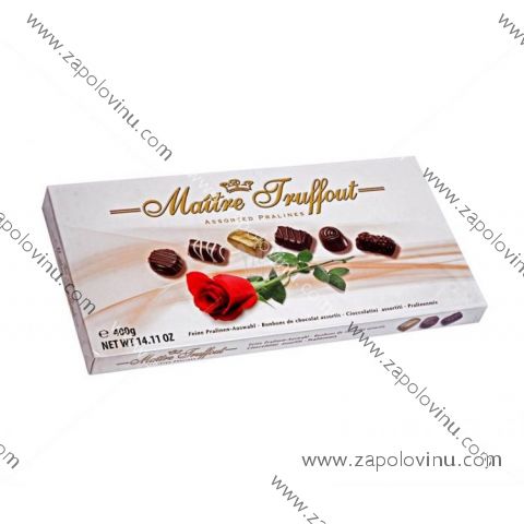 Maitre Truffout Assorted Pralines bílá mix 180g