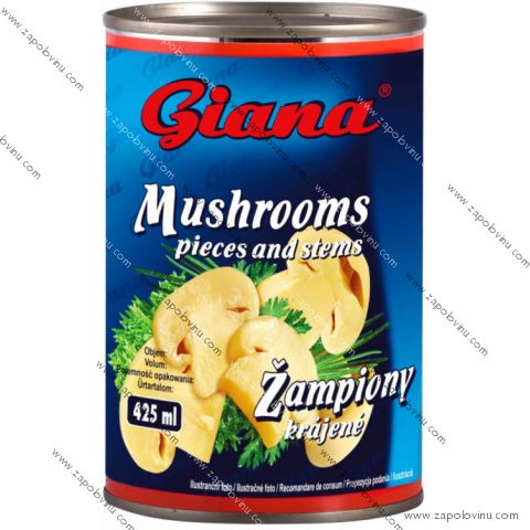 Giana žampiony krájené 425 ml