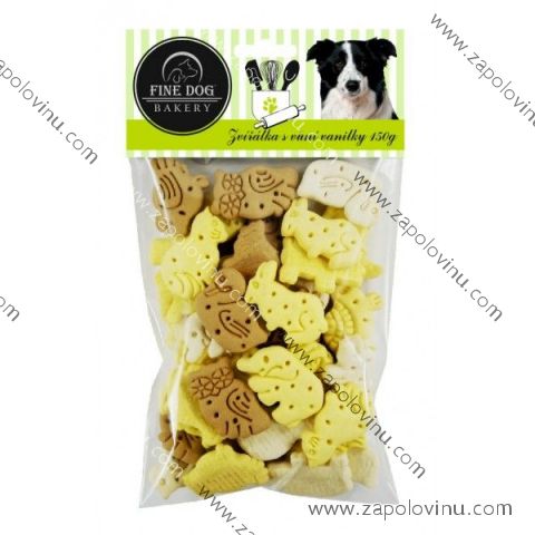 FINE DOG Zvířátka MIX s vůní vanilky 150g