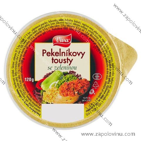 Viva Pekelníkovy tousty se zeleninou 120g