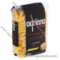 Adriana těstoviny semolinové penne 500g