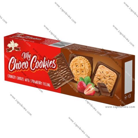 Cookiesland MY Choco Cookies Strawberry 130g