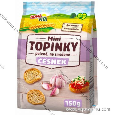 Bona Vita Mini topinky s česnekovou příchutí  150 g