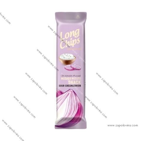 Long Chips Smetana a Cibule 75 g