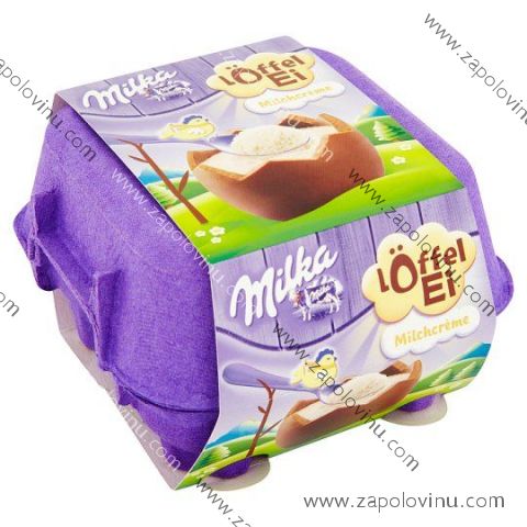 Milka Velikonoční koule s mléčným krémem 4 ks, 136 g