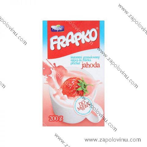 Frape Frapko Instantní granulovaný nápoj do mléka jahoda 200 g