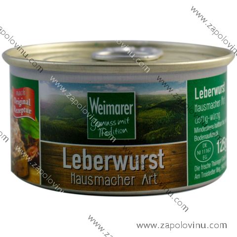 Weimarer Leberwurst Hausmacher Art 125g