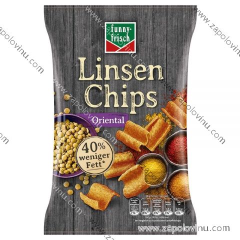 funny-frisch Čočkové chipsy Oriental 90 g