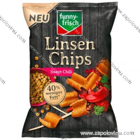 funny-frisch Čočkové chipsy Sweet Chili 90 g