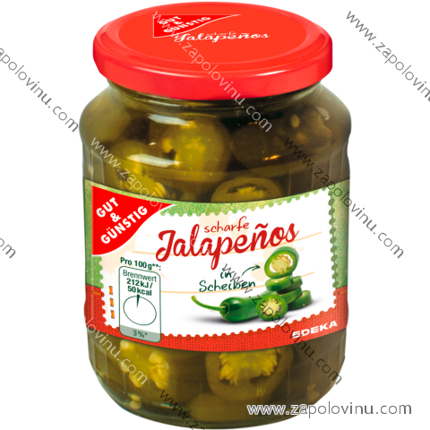 G+G Nakrájené jalapenos 340g