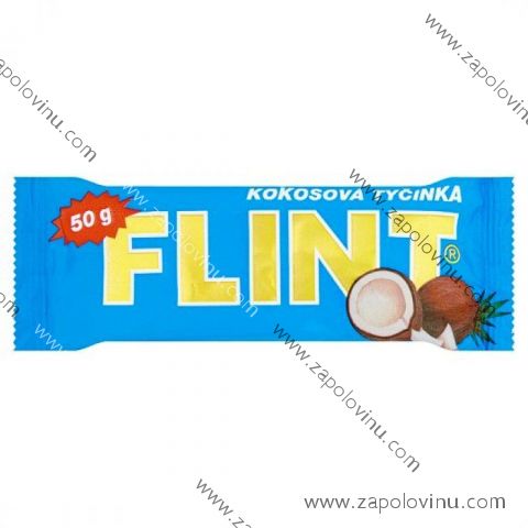 Flint kokosová tyčinka tmavá 50g (BLUE)