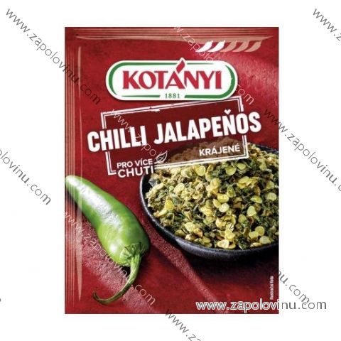 Kotányi Chilli Jalapeňos krájené 8 g