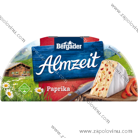 Bergader Almzeit paprika, kmín, pepř smetanový 175 g