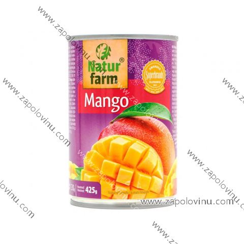 Natur farm Mango plátky ve sladkém nálevu 425 g