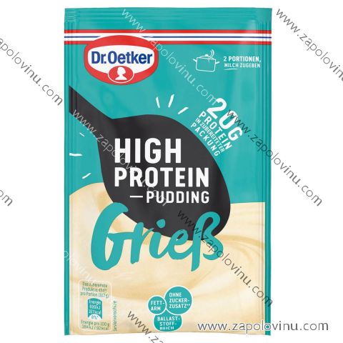 Dr. Oetker Pudinkový prášek s vysokým obsahem proteinu Greis 65g