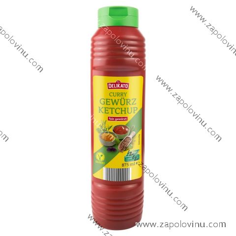 DELIKATO Curry kečup 875 ml