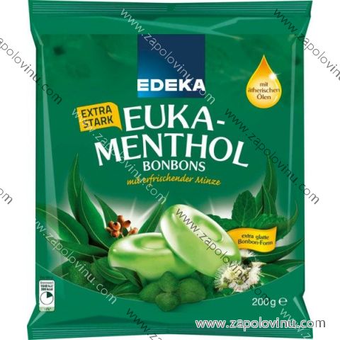 EDEKA Euka Mentolové bonbóny 200 g