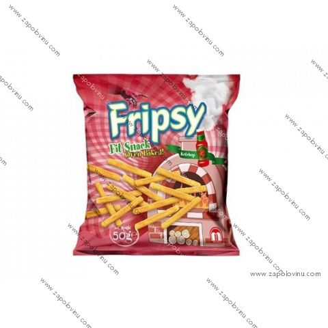 Fripsy Fit Křupavé krekry Snack Oven Baked! Ketchup 50g