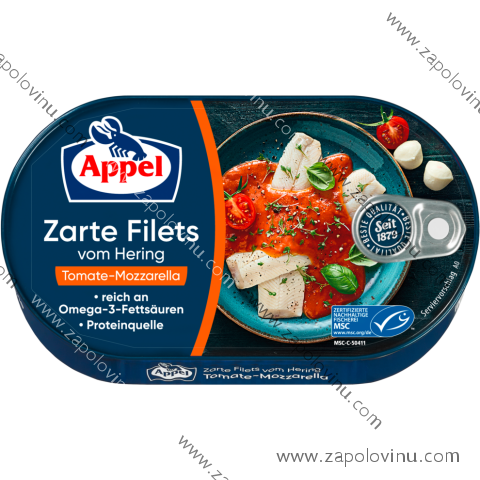 Appel sledě filety rajčatová mozzarella 200 gr