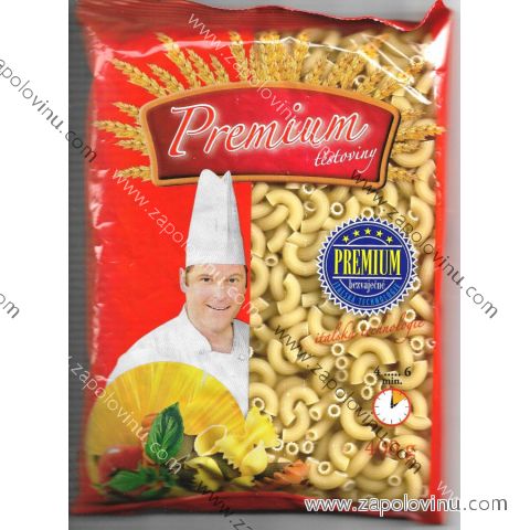 Premium těstoviny kolínka bezvaječná 400g