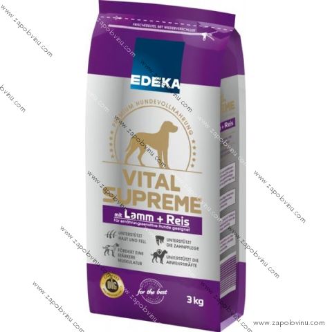 EDEKA granule Vital Supreme jehněčí s rýží 3 kg