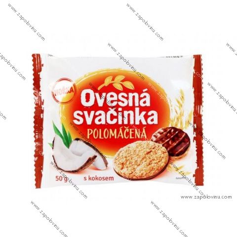 Ovesná svačinka polomáčená s kokosem 40g