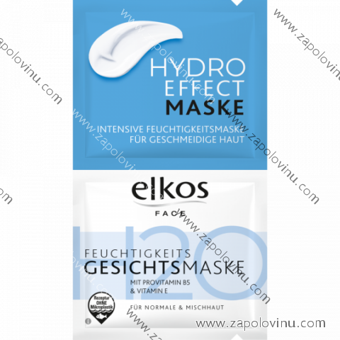 EDEKA elkos Hydro Effect pleťová maska 2 x 8 ml