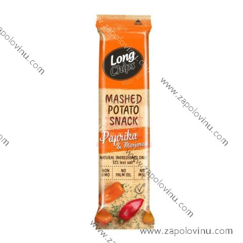 Long Chips Paprika a Majoránka 75g