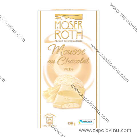 MOSER ROTH Mousse au Chocolat WEISS 150g