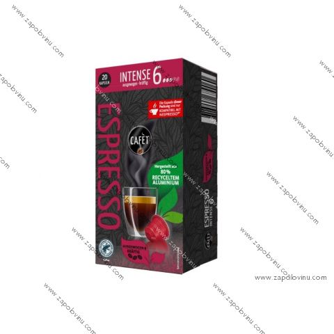 Cafet Espresso kapsle pro Nespresso 20 kusů 104 g