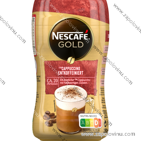 Nescafé Gold Cappuccino bez kofeinu 250g