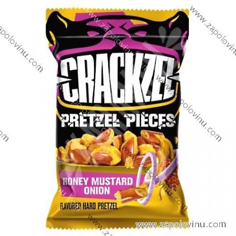 Crackzel kousky preclíku s příchutí med hořčice cibule 65g