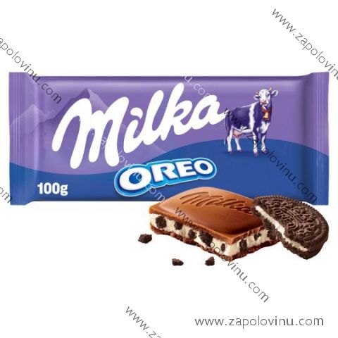 Milka Oreo mléčná čokoláda a sušenky 100g